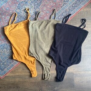 ✨SET OF 3✨ Tank Top Onesies size small